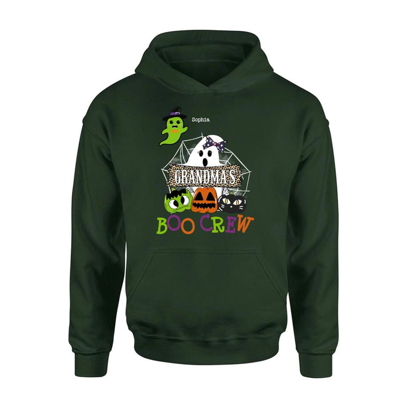 Personalized Grandma's Boo Crew T-Shirt/Hoodie/Sweatshirt/Long Sleeve - Gift for Grandma/Halloween - Up to 6 Kids