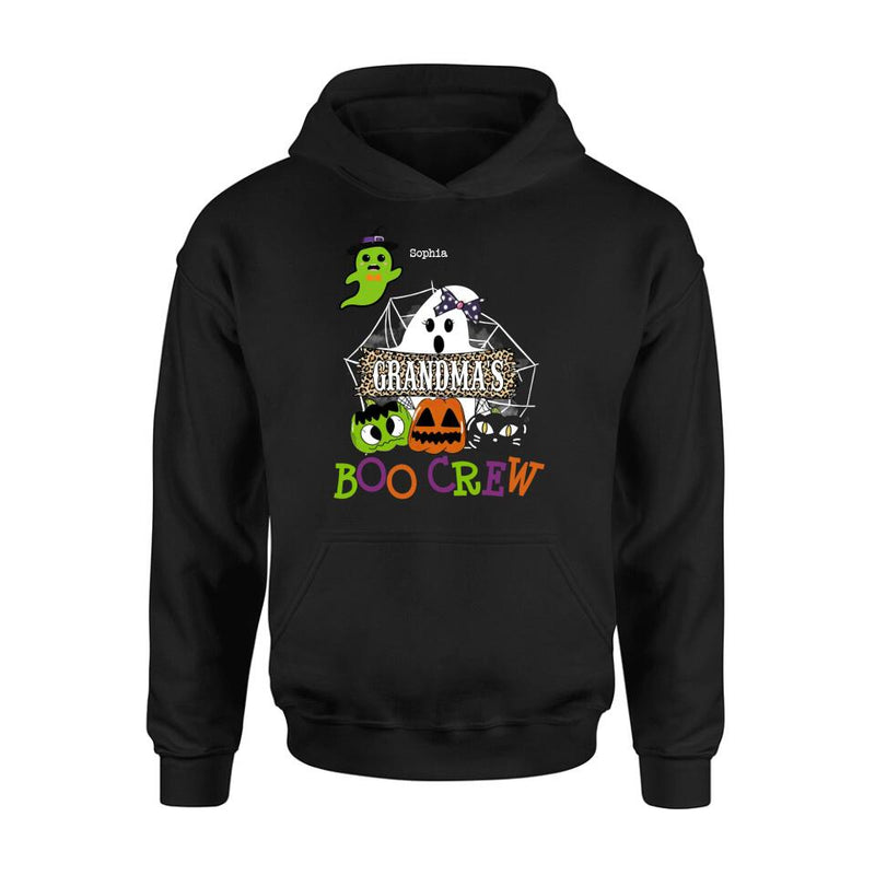 Personalized Grandma's Boo Crew T-Shirt/Hoodie/Sweatshirt/Long Sleeve - Gift for Grandma/Halloween - Up to 6 Kids