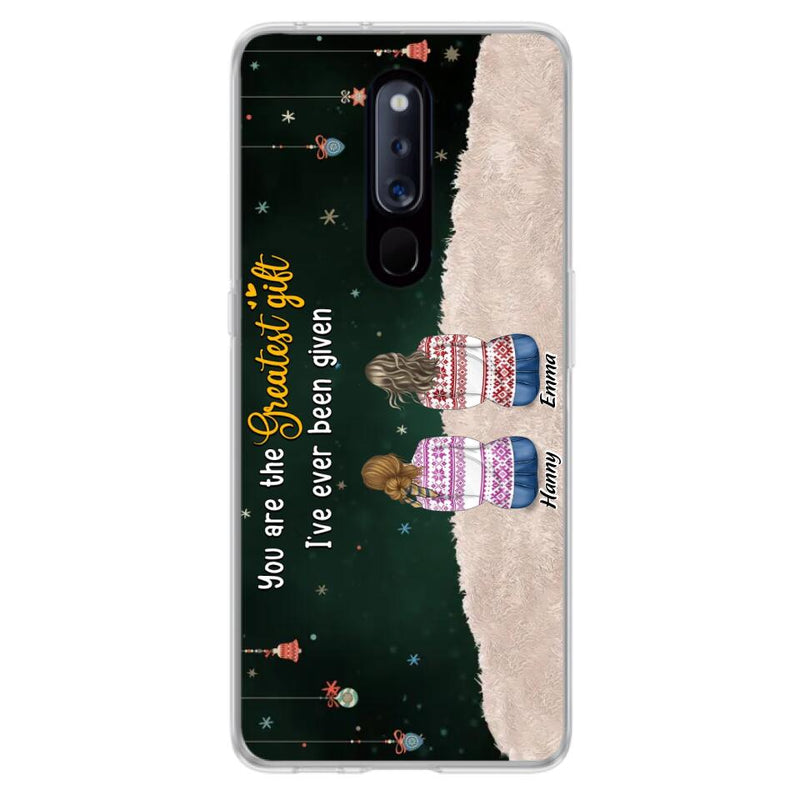 Personalized Christmas Friends Phone Case - Christmas Gift Idea For Friends/Sisters - Up to 12 People - You Are The Greatest Gift I've Ever Been Given - Case For Xiaomi, Oppo And Huawei