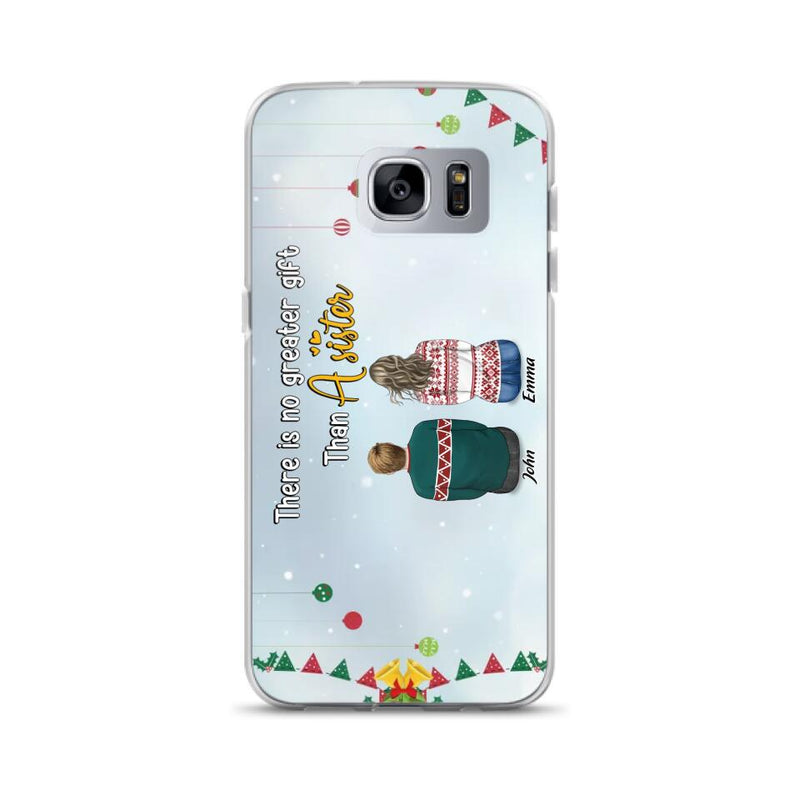 Personalized Christmas Brothers & Sisters Phone Case - Christmas Gift Idea For Siblings - Up to 12 People - Life Is Better With Brothers & Sisters - Case For iPhone And Samsung