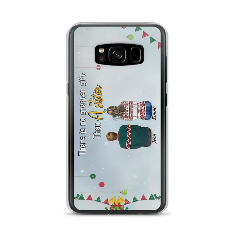 Personalized Christmas Brothers & Sisters Phone Case - Christmas Gift Idea For Siblings - Up to 12 People - Life Is Better With Brothers & Sisters - Case For iPhone And Samsung
