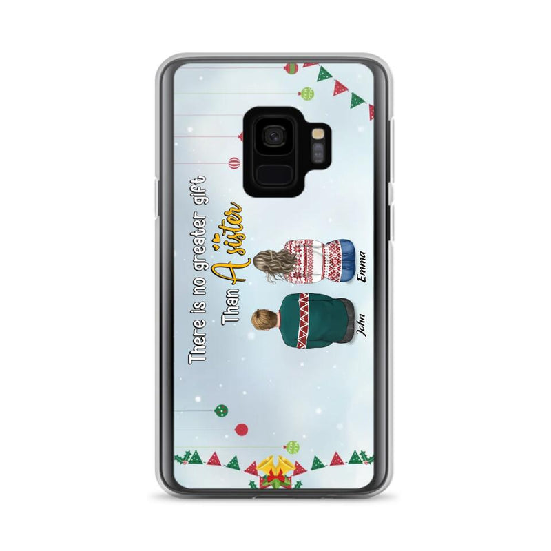 Personalized Christmas Brothers & Sisters Phone Case - Christmas Gift Idea For Siblings - Up to 12 People - Life Is Better With Brothers & Sisters - Case For iPhone And Samsung