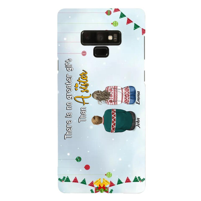 Custom Personalized Christmas Brothers & Sisters Phone Case - Christmas Gift Idea For Siblings - Upto 12 People - Life Is Better With Brothers & Sisters - Case For iPhone And Samsung