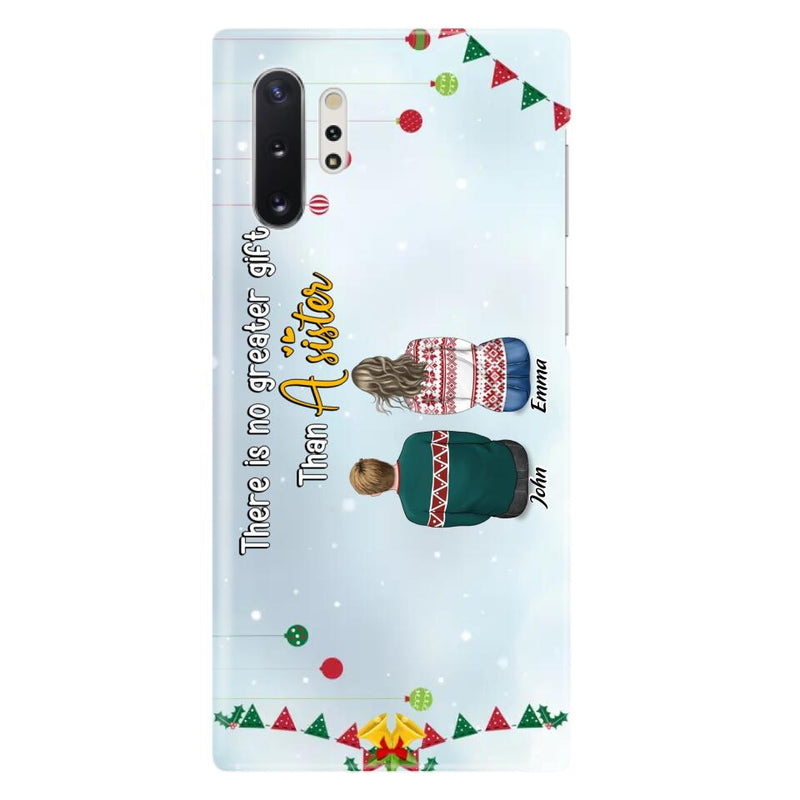 Personalized Christmas Brothers & Sisters Phone Case - Christmas Gift Idea For Siblings - Up to 12 People - Life Is Better With Brothers & Sisters - Case For iPhone And Samsung