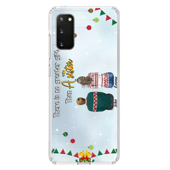 Custom Personalized Christmas Brothers & Sisters Phone Case - Christmas Gift Idea For Siblings - Upto 12 People - Life Is Better With Brothers & Sisters - Case For iPhone And Samsung