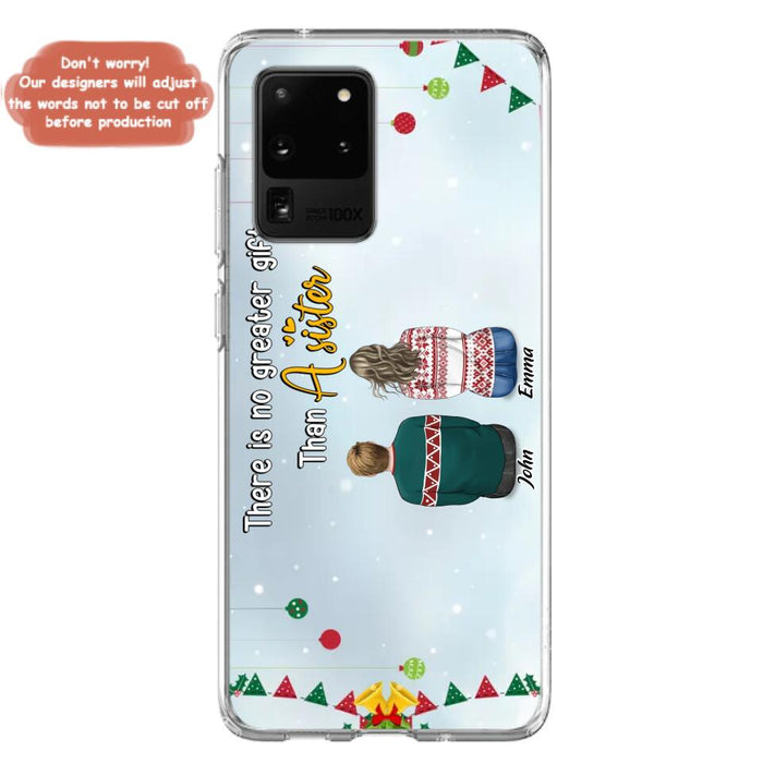 Custom Personalized Christmas Brothers & Sisters Phone Case - Christmas Gift Idea For Siblings - Upto 12 People - Life Is Better With Brothers & Sisters - Case For iPhone And Samsung