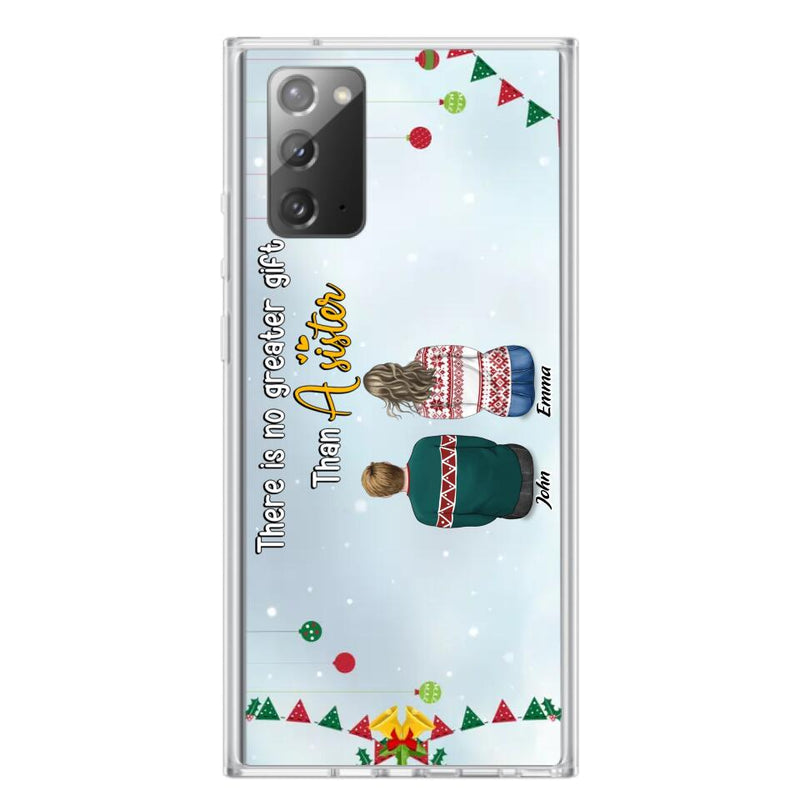 Personalized Christmas Brothers & Sisters Phone Case - Christmas Gift Idea For Siblings - Up to 12 People - Life Is Better With Brothers & Sisters - Case For iPhone And Samsung