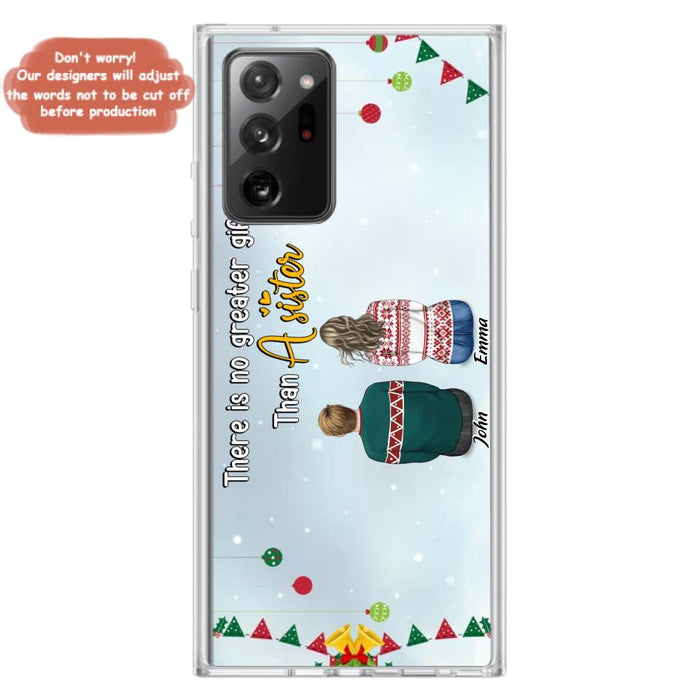 Custom Personalized Christmas Brothers & Sisters Phone Case - Christmas Gift Idea For Siblings - Upto 12 People - Life Is Better With Brothers & Sisters - Case For iPhone And Samsung