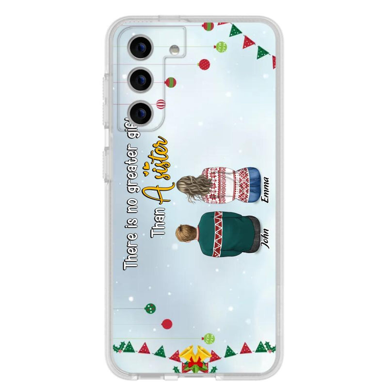 Personalized Christmas Brothers & Sisters Phone Case - Christmas Gift Idea For Siblings - Up to 12 People - Life Is Better With Brothers & Sisters - Case For iPhone And Samsung