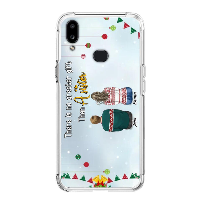 Custom Personalized Christmas Brothers & Sisters Phone Case - Christmas Gift Idea For Siblings - Upto 12 People - Life Is Better With Brothers & Sisters - Case For iPhone And Samsung