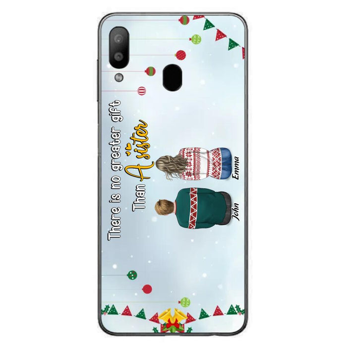 Custom Personalized Christmas Brothers & Sisters Phone Case - Christmas Gift Idea For Siblings - Upto 12 People - Life Is Better With Brothers & Sisters - Case For iPhone And Samsung