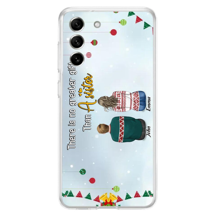 Custom Personalized Christmas Brothers & Sisters Phone Case - Christmas Gift Idea For Siblings - Upto 12 People - Life Is Better With Brothers & Sisters - Case For iPhone And Samsung