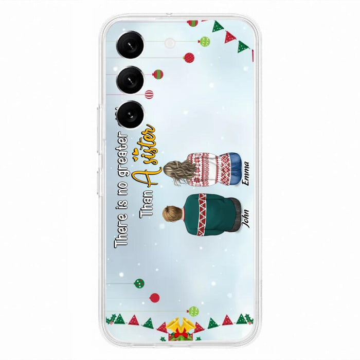 Custom Personalized Christmas Brothers & Sisters Phone Case - Christmas Gift Idea For Siblings - Upto 12 People - Life Is Better With Brothers & Sisters - Case For iPhone And Samsung