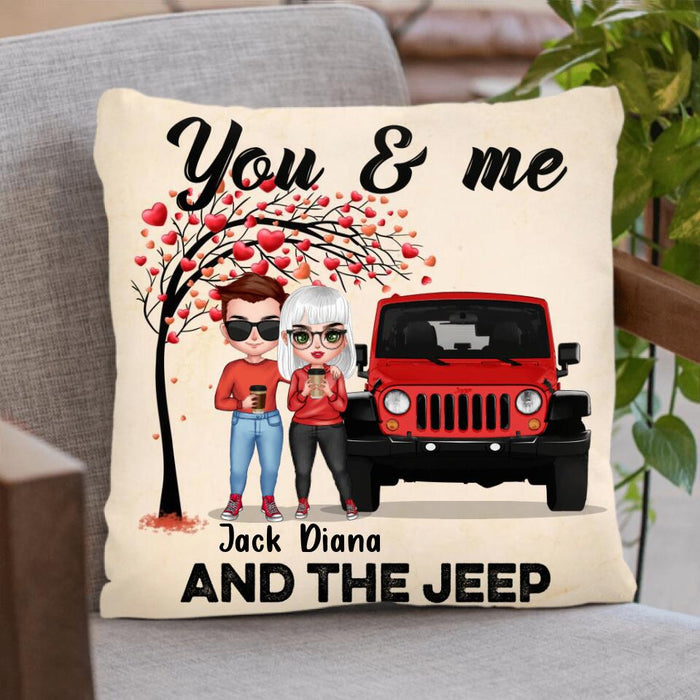 Custom Personalized Off-road Couple Quilt/Fleece Blanket & Pillow Cover - Best Gift For Couple - You & Me