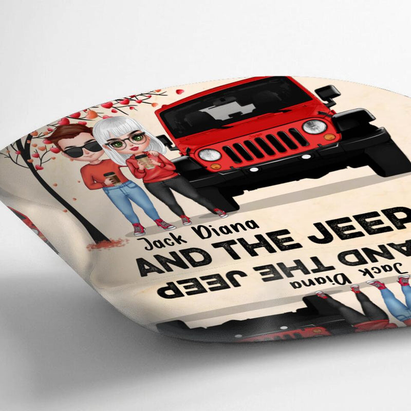 Personalized Off-road Couple Quilt/Fleece Blanket/Pillow Cover - Best Gift For Couple - You & Me