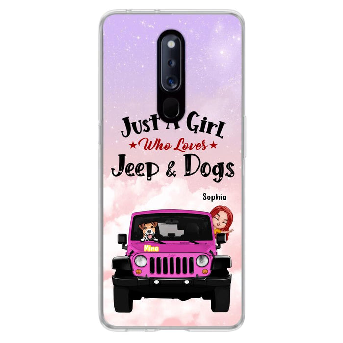 Custom Personalized Dog Mom &Off-road Phone Case - Up to 5 Dogs - Best Gift For Dog Lovers/Mother's Day - Just A Girl - Cases For Oppo, Xiaomi And Huawei