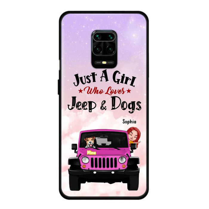 Custom Personalized Dog Mom &Off-road Phone Case - Up to 5 Dogs - Best Gift For Dog Lovers/Mother's Day - Just A Girl - Cases For Oppo, Xiaomi And Huawei