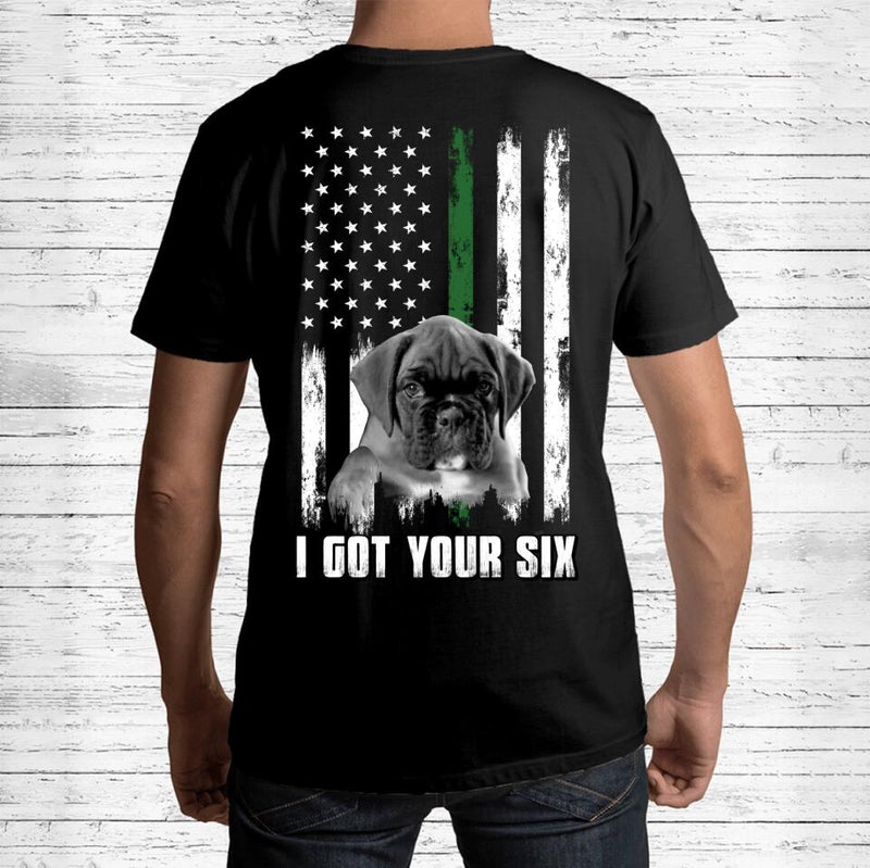 Personalized Photo T-Shirt - Gift Idea for Pet Owners - I Got Your Six