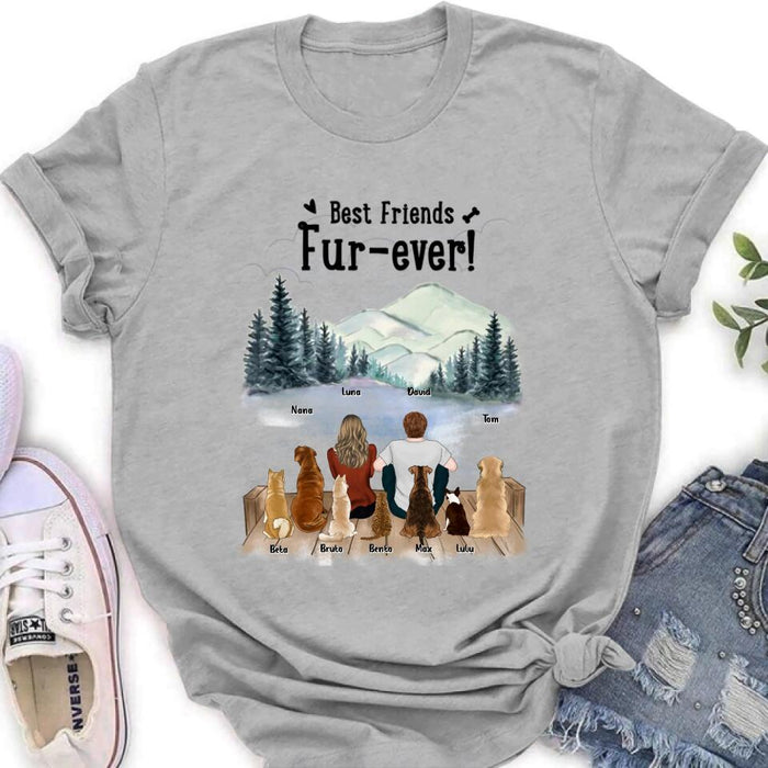 Custom Personalized Gift For Dog Cat T-Shirt/Long Sleeved/Hoodie/Sweatshirt - Gift idea for Dog/Cat Mom, Dog/Cat Dad, Dog/Cat Lovers - Up to 7 Pets