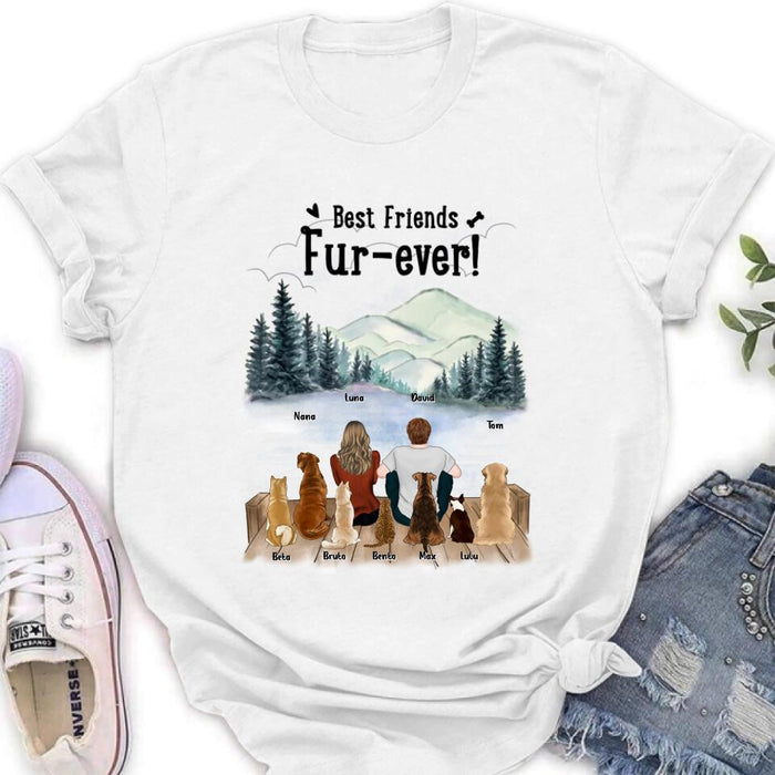 Custom Personalized Gift For Dog Cat T-Shirt/Long Sleeved/Hoodie/Sweatshirt - Gift idea for Dog/Cat Mom, Dog/Cat Dad, Dog/Cat Lovers - Up to 7 Pets