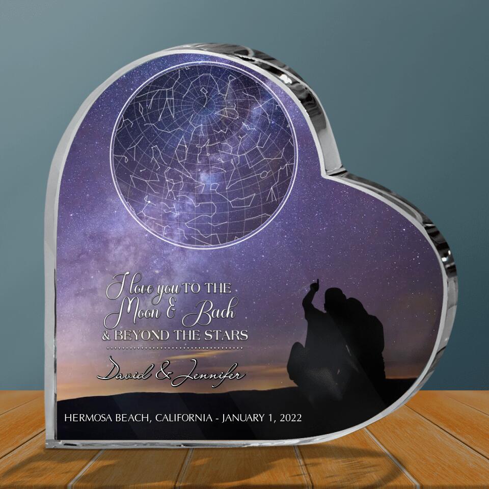 Personalized Couple Crystal Heart - Upload Photo -  Gift Idea For Couple/Him/Her - This Is Us