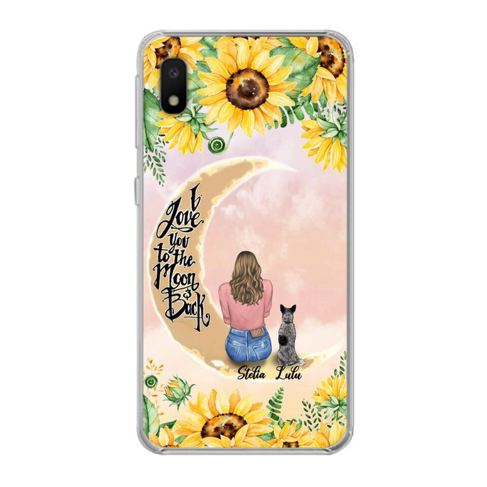 Custom Personalized Dog Mom Phone Case - Gift Idea For Dog Lover - Case For Samsung Galaxy A