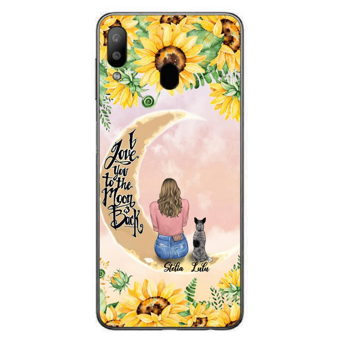 Custom Personalized Dog Mom Phone Case - Gift Idea For Dog Lover - Case For Samsung Galaxy A