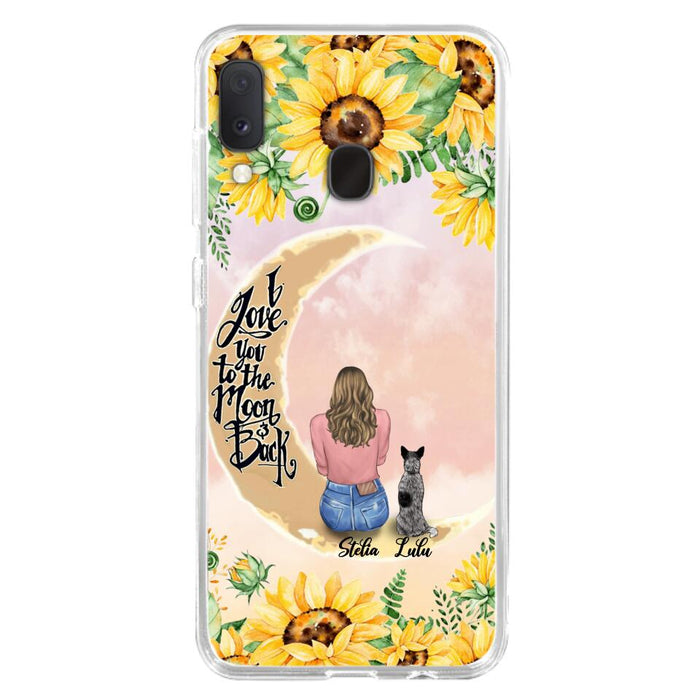 Custom Personalized Dog Mom Phone Case - Gift Idea For Dog Lover - Case For Samsung Galaxy A