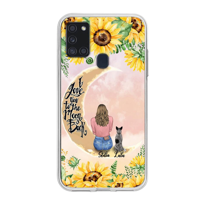 Custom Personalized Dog Mom Phone Case - Gift Idea For Dog Lover - Case For Samsung Galaxy A