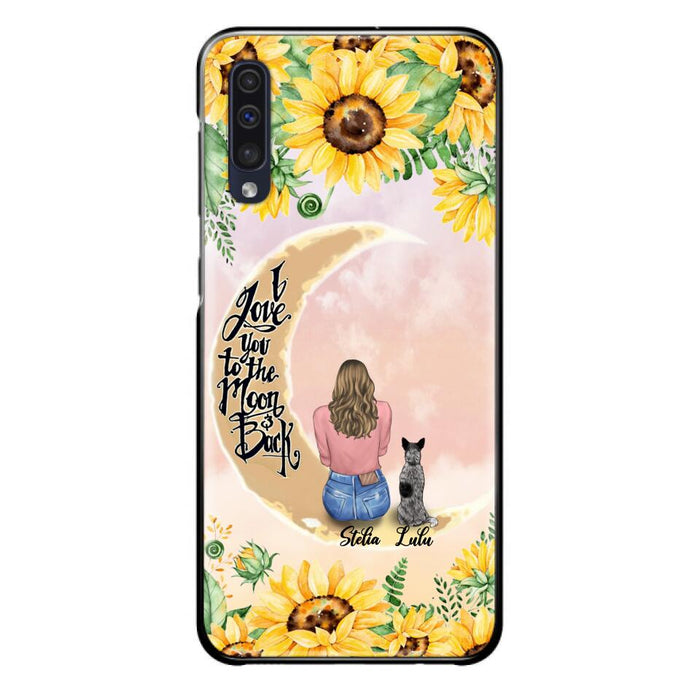 Custom Personalized Dog Mom Phone Case - Gift Idea For Dog Lover - Case For Samsung Galaxy A