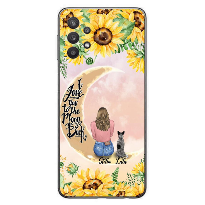 Custom Personalized Dog Mom Phone Case - Gift Idea For Dog Lover - Case For Samsung Galaxy A