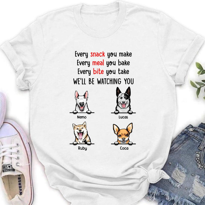 Custom Personalized Dog T-Shirt/Long Sleeves/Hoodie/Sweatshirt -  Personalized Gifts for Dog Lovers