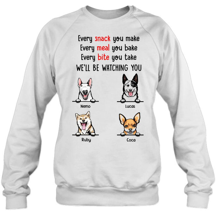 Custom Personalized Dog T-Shirt/Long Sleeves/Hoodie/Sweatshirt -  Personalized Gifts for Dog Lovers