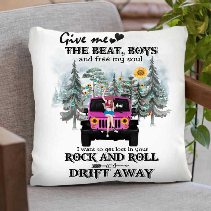 Custom Personalized Boho Off-Road Pillow Cover - Best Gift For Girl - Give Me The Beat, Boys