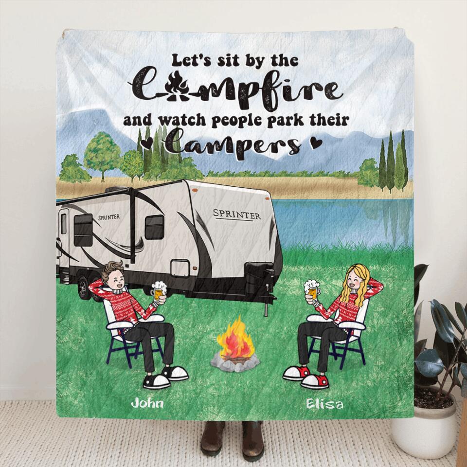 Personalized Tumbler, Gift For Family And Friends, Camping Lovers, Camping  Couple With/Without Kids, Let's Sit By The Campfire