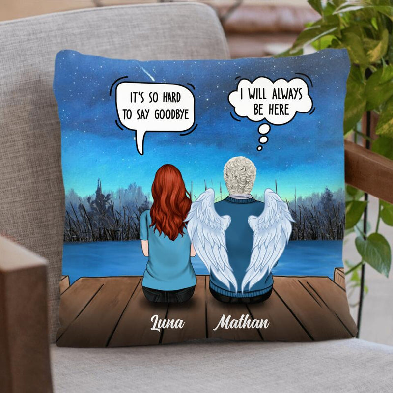 Personalized Memorial Family Quilt/Fleece Blanket/Pillow Cover - Up to 6 People - Memorial Gift For Family