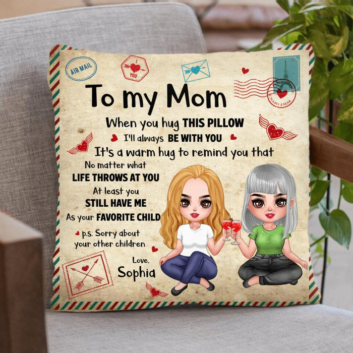 Custom To My Mom Single Layer Fleece/ Quilt/ Pillow Cover - Gift From Daughter To Mother - I'll Always Be With You