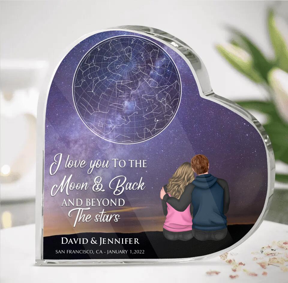 Personalized Mom & Baby Crystal Heart - Gift Idea For Baby  - Isabella, No One Else Will Ever Know The Strength Of My Love For You main image 0