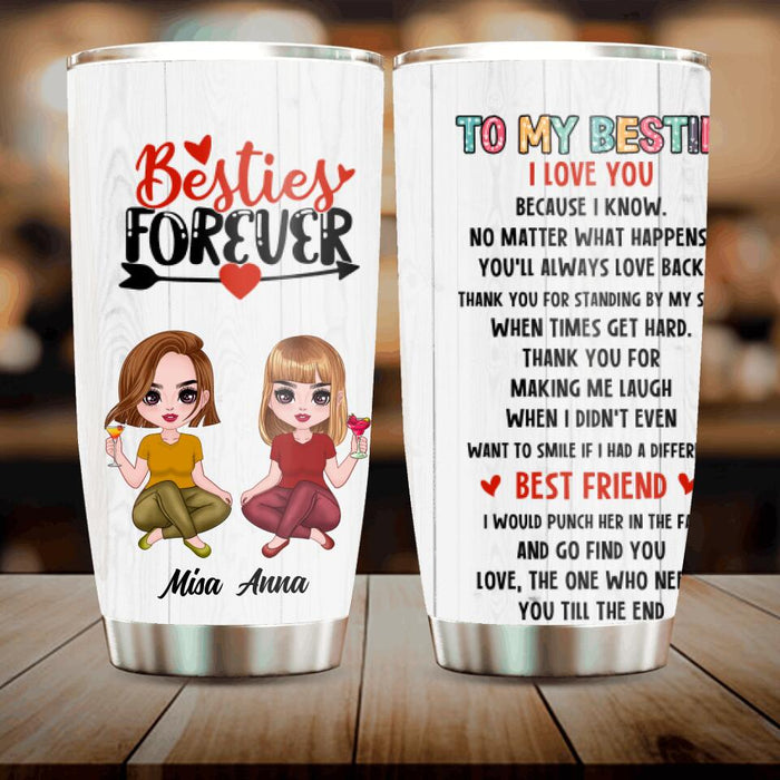 Custom Personalized Friends Annoying Tumbler - Gift Idea For Friends - To My Bestie