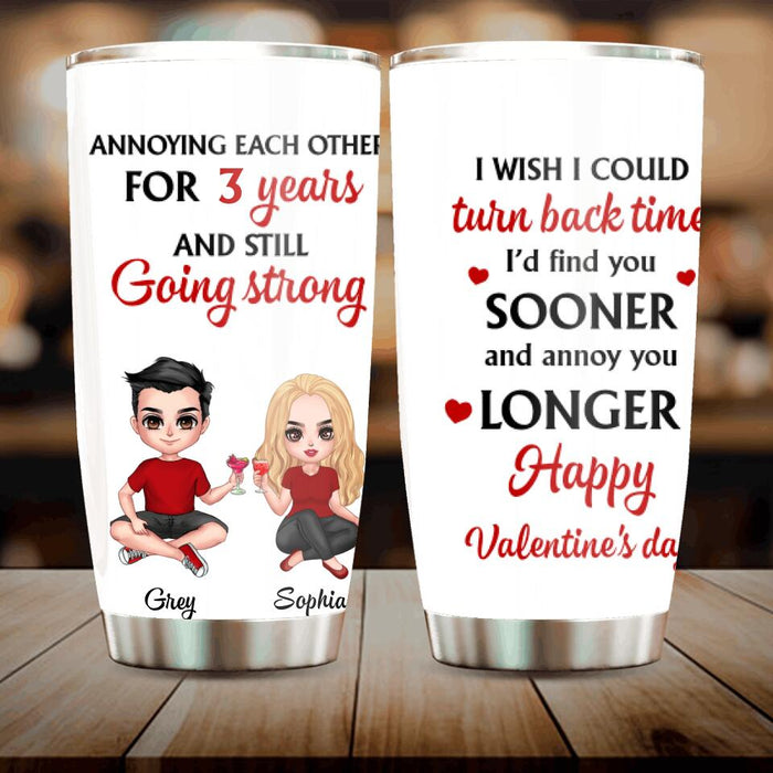 Custom Personalized Tumbler - Gift For Couples, Lovers, Husband and Wife - Annoying Couple