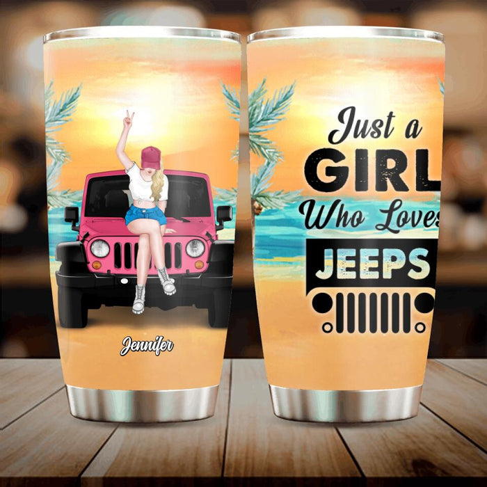 Jeep girl tumbler, Jeep tumbler, off road tumbler, off road drinkware