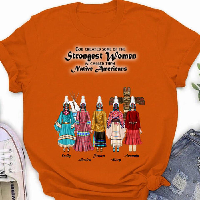 Custom Personalized T-Shirt/Hoodie/Sweatshirt/Long Sleeves - Gift for Native American Best Friends/Sisters - Up to 5 Girls