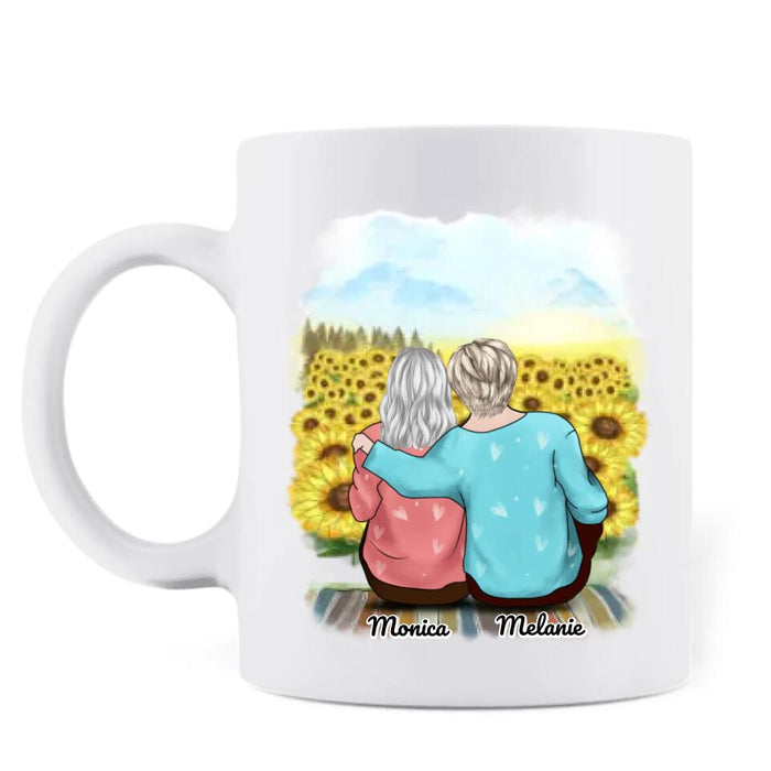 Custom Personalized Mom and 1 Daughter Coffee Mug- Mother's Day Gift From Daughter To Mom- Meaningful Mother's Day Gift