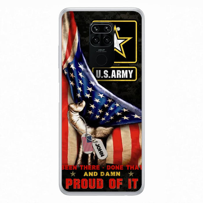 Custom Personalized Veteran Proudly Served Phone Case - Gift Idea For Veterans - Been There Done That And Damn Proud Of It - Case For Xiaomi, Oppo And Huawei