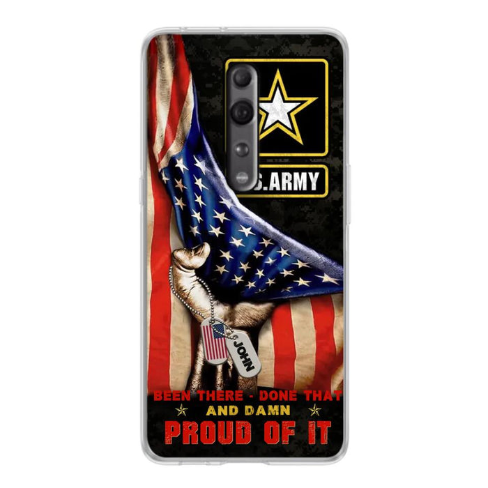 Custom Personalized Veteran Proudly Served Phone Case - Gift Idea For Veterans - Been There Done That And Damn Proud Of It - Case For Xiaomi, Oppo And Huawei