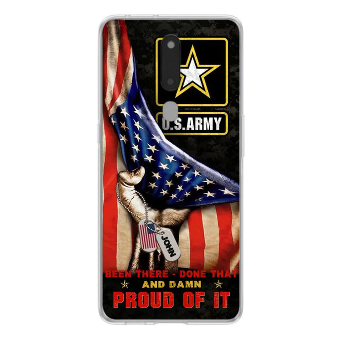 Custom Personalized Veteran Proudly Served Phone Case - Gift Idea For Veterans - Been There Done That And Damn Proud Of It - Case For Xiaomi, Oppo And Huawei