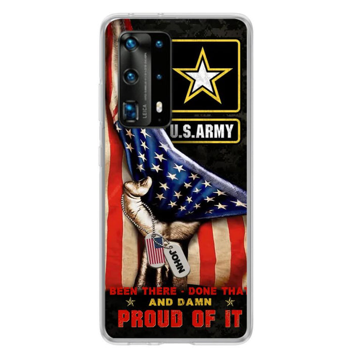 Custom Personalized Veteran Proudly Served Phone Case - Gift Idea For Veterans - Been There Done That And Damn Proud Of It - Case For Xiaomi, Oppo And Huawei