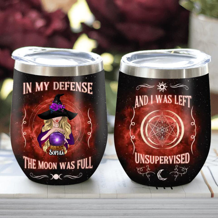 The Soul Of A Witch - Personalized Tumbler Cup - Gift For Hippies