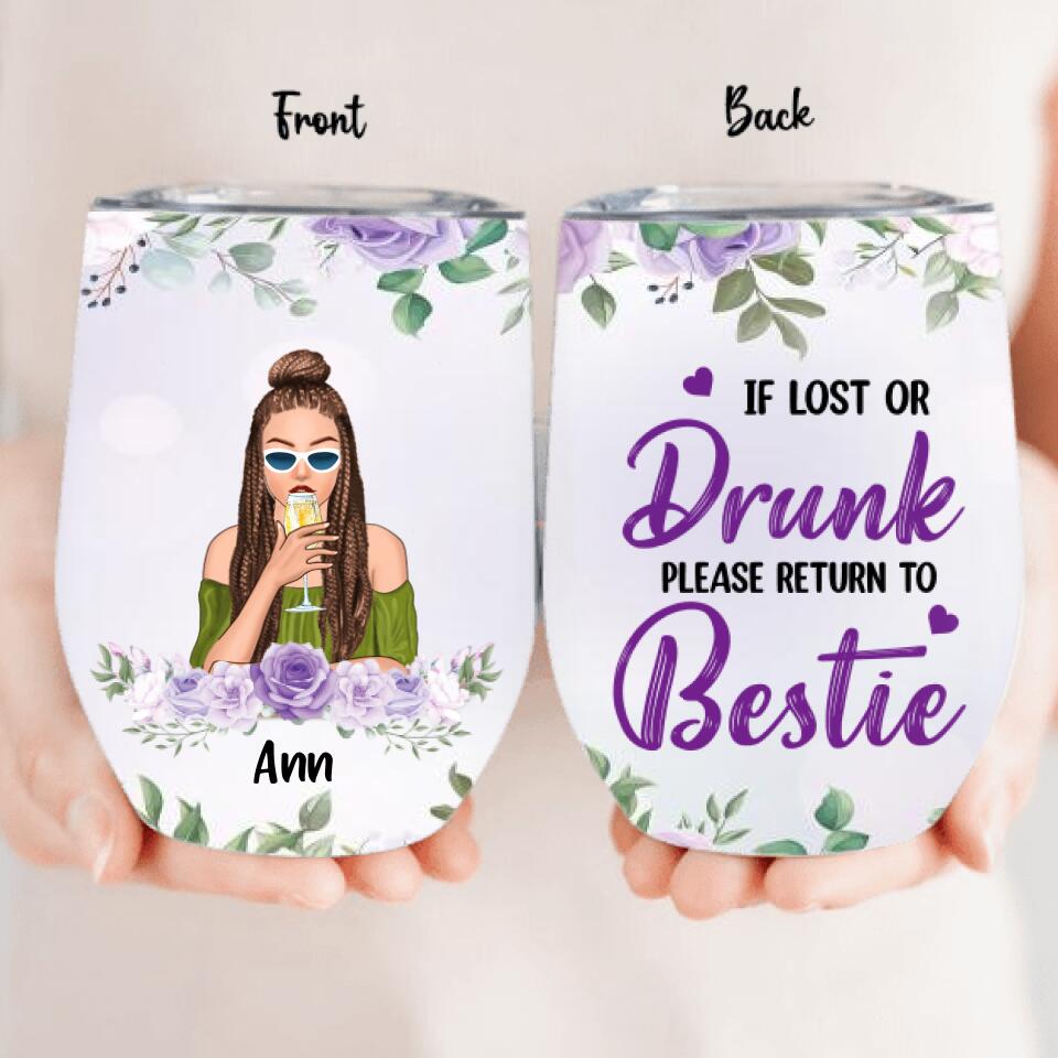 Personalized Friend Wine Tumbler