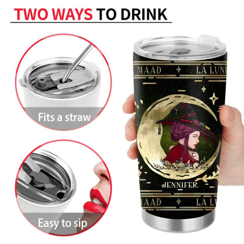 Personalized La Lune Witch Tumbler - Gift Idea For Witch - I'm Not Sugar & Spice & Everything Nice